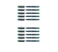 Schneider One Business Lot de 10 stylos roller à pointe ultra douce 0,6 mm (vert)