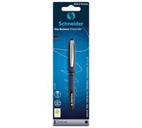 Schneider One Business Roller à encre (Document avec pointe 0,6 mm Trait et ultra Smooth - Véritable, fabriqué en Allemagne) 1er Carte Blister noir