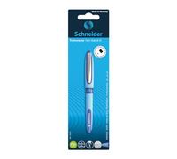 Schneider One Hybrid N Stylo roller | Épaisseur de trait 0,5 mm, encre bleue, encre indélébile, rechargeable, prise en main ergonomique