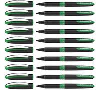 Schneider One Sign Lot de 10 stylos roller indélébiles Vert Épaisseur de trait 1 mm