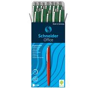 Schneider P132904x20 20 Penne a Sfera, 20 Pezzi | Encre indélébile, épaisseur de trait M, encre verte