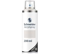Schneider Paint-It 030 Supreme DIY Peinture acrylique (peinture aérosol très couvrante, résistante aux UV, 200 ml, spray acrylique pour presque tous les matériaux et surfaces) grey