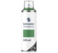 Schneider Paint-It 030 Supreme DIY Peinture acrylique (peinture aérosol très couvrante, résistante aux UV, 200 ml, spray acrylique pour presque tous les matériaux et surfaces) moss green