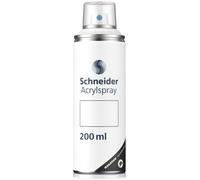 Schneider Paint-It 030 Supreme DIY Peinture acrylique (peinture aérosol très couvrante, résistante aux UV, 200 ml, spray acrylique pour presque tous les matériaux et surfaces) white