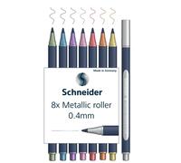 Schneider Optics Stylos roller métalliques Paint-It 050 assortis 0,4 mm Lot de 8