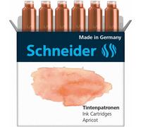 Schneider Pastell Cartouches d'encre pour stylo plume abricot 6 pcs.