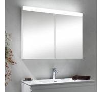 Schneider PATA Armoire de toilette, 2 portes, 161.100.02.02, PAT 100/2/LED