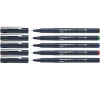 Schneider Optics Fineliner Pictus – 0,2/0,5 mm, couleurs assorties, étui 5 pièces