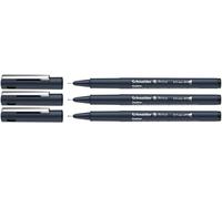 Schneider Optics – Fineliner Pictus – 0,3/0,5/0,7 mm noir – Étui 3 pièces