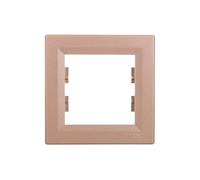 SCHNEIDER Plaque 1 Poste, Bronze ASFORA