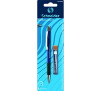 Schneider Porte-mine Graffix 0,5 HB Bleu foncé avec carte blister + boîte de 12 mines