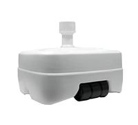 Schneider Porte-parapluie en PE, blanc, environ 45 litres