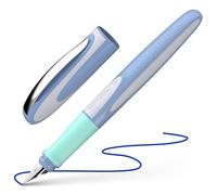 Schneider Ray 168212 Stylo plume (pour droitier, Cartouche d'encre standard Bleu roi incluse) Fresh