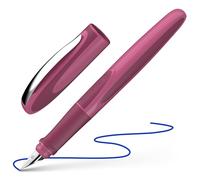 Schneider Ray 168409 Stylo plume (pour gaucher, Cartouche d'encre standard Bleu roi incluse) Boysenberry