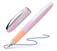 Schneider Ray 168411 Stylo plume (pour gaucher, Cartouche d'encre standard Bleu roi incluse) Flora