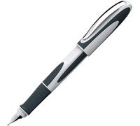 Schneider Ray - Stylo-plume pour droitiers - Cartouche d'encre standard bleu roi incluse - blanc/gris