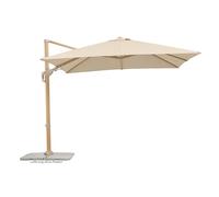 Schneider Rhodos Twist Loft 672-95 Carré Couleur naturelle 300 x 300 cm Armature en aluminium/acier Toile en polyester 24,6 kg, naturel
