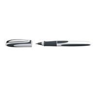 SCHNEIDER - Roller à cartouche Ray - Caoutchouc et pointe inox - Blanc et gris foncé