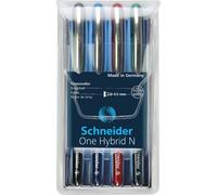 Schneider Roller À Encre One Hybrid N Pte Aiguille 05 Pochette 4 Assorti