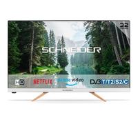 SCHNEIDER - SC32S1FJORD - 32""/81cm - Smart TV HD - 1366x768px - 3xHDMI - 2xUSB - DVB-T/T2/S2 - Dolby audio - Blanc - PVR Ready