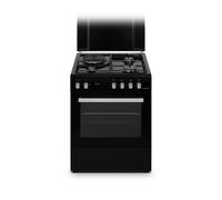 Schneider SCCG631-BM - Cuisinière double four Black mat