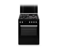 Schneider SCCG631-BM - Cuisinière gaz Black mat