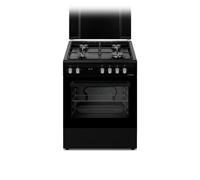 Schneider SCCG64C-BM - Cuisinière gaz Black mat