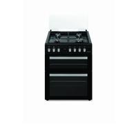 Schneider SCCG64DO-BM - Cuisinière double four 4 feux gaz Black mat
