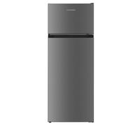 Schneider SCDD206H-XE - Réfrigérateur double porte 206L Inox