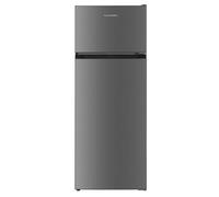 Schneider SCDD206H-XE - Réfrigérateur double porte 206L Inox