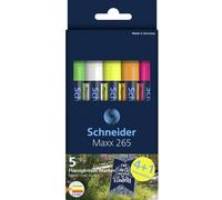 Schneider Schreibgeräte Feutres Decomarker Maxx 265 Karton Box sortiert, 5 Stück 126595 1 pc(s)