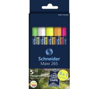 Schneider Schreibgeräte Feutres Decomarker Maxx 265 Karton Box sortiert, 5 Stück 126595 5 pc(s)