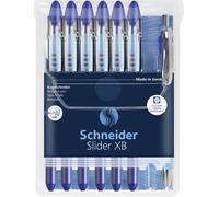 Schneider Schreibgeräte Kugelschreiber Slider Basic XB Rave 6er Etui + Slider Rave XB blau 151277 Stylo-bille 6 pc(s)