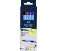 Schneider Schreibgeräte Kugelschreiber Slider Edge XB 4er Kartonetui, 3+1 Aktion 152271 Stylo-bille 1 pc(s)