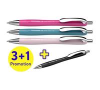 Schneider Schreibgeräte Slider Rave XB 132564 Stylo-bille 0.7 mm couleur d'écriture: bleu 4 pc(s)