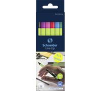 Schneider Schreibgeräte Stylo roller Fineliner Line-Up 6er Etui, sortiert, 5+1 Aktion 191086 6 pc(s)