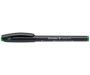 Schneider Schreibgeräte Topball 845 Stylos roller à pointe métallique solide 0,3 mm Vert clair