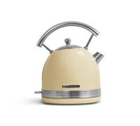 SCHNEIDER - SCKE17CR - Bouilloire vintage crème - 1,7 litres - 2200 watts - Socle pivotant - Arrêt automatique