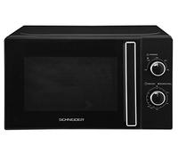 SCHNEIDER - SCMW20SMB- Micro ondes solo - 20 litres - Fonction décongélation - 5 niveaux de puissance - Noir