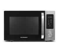 SCHNEIDER SCMW30CDBX Four micro-ondes - 30L - Digital Combiné Chaleur tournante Grill Noir et Inox
