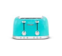 SCHNEIDER - SCTO4ACA - Grille pain 4 tranches - Double tiroir ramasse miettes - 6 positions - Arrêt automatique - Fonction centrage