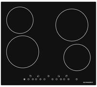 Schneider SCTV604S - Table vitrocéramique 4 feux Noir