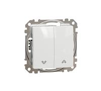 Bouton-poussoir avec voyant lumineux blanc IP20 SDD1111L Sedna Design Schneider