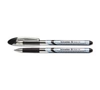 Schneider Slider Basic Lot de 2 stylos à bille à pointe moyenne avec système d'encre ViscoGlide Noir