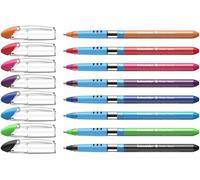 Stylo Schneider Slider Basic Stylo-bille non rétractable Couleurs Assortis Lot de 8 G