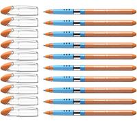 Schneider Slider Basic (Stylos à bille, pointe extra large (XB)) Lot de 10 Stylos, Encre orange