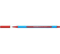 Schneider Slider Edge M - Stylo Bille, avec Technologie Viscoglide, Rouge - Pack de 10