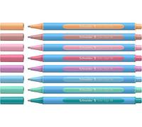 Schneider Pen – stylo à bille Slider Edge Pastel XB – forme triangulaire – 8 pièces assorties