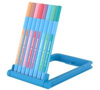 Schneider Slider Edge Pastel XB - Lot de 8 Stylos à Bille | 8 couleurs pastel assorties, corps triangulaire ergonomique, technologie Viscoglide