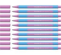 Schneider Slider Edge Pastell XB Lot de 10 stylos à bille (pointe triangulaire avec largeur de trait XB) lilas